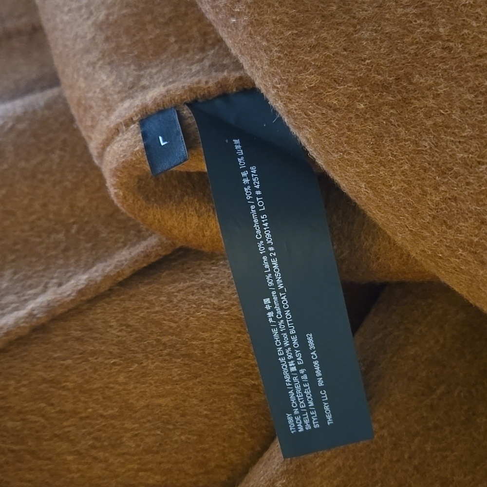 Theory Easy One-Button Coat In Double-Face Wool-C… - image 7